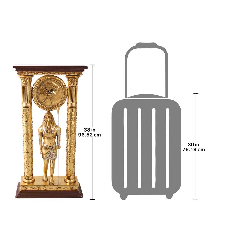 Temple of Amun: Royal Egyptian Clock Statue