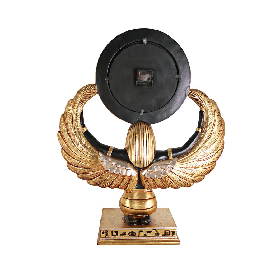 Egyptian Goddess Isis: Grand-Scale Clock Statue