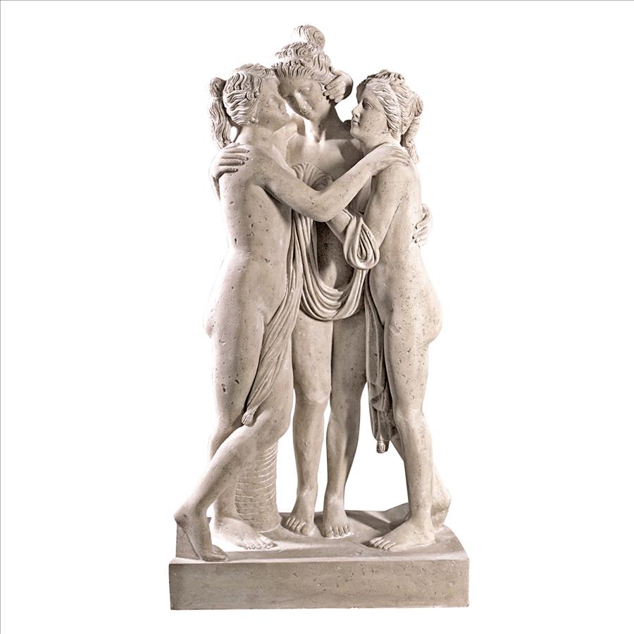The Three Graces Statue: Large