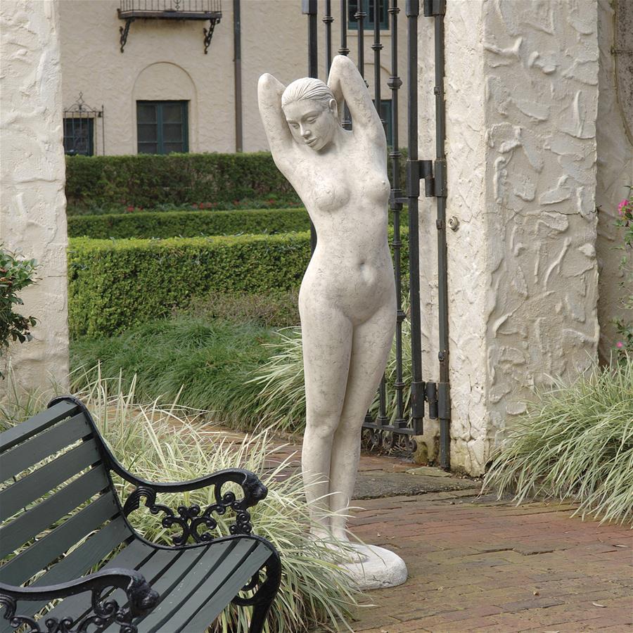 The Goddess Harmonia: Stone Finish Contemporary Nude Life-Size Statue