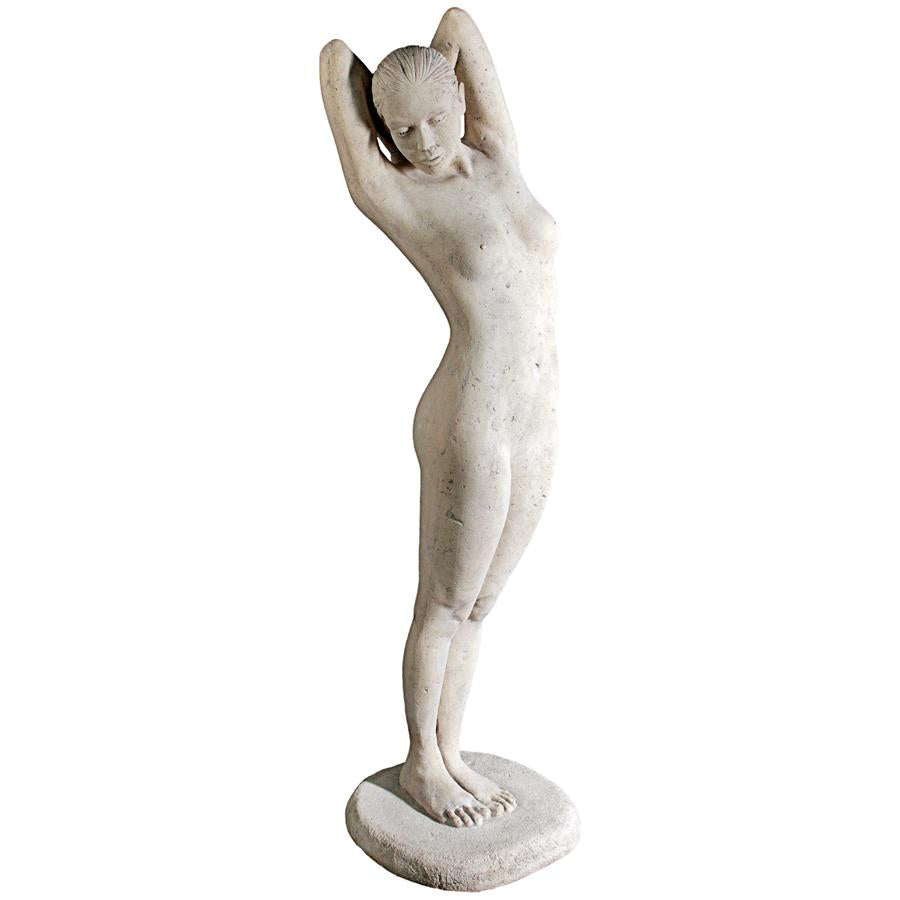 The Goddess Harmonia: Stone Finish Contemporary Nude Life-Size Statue