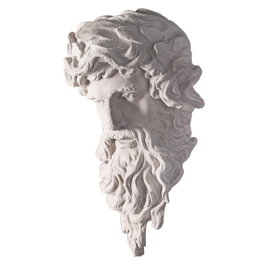 Greek God of the Sea Poseidon Wall Sculpture