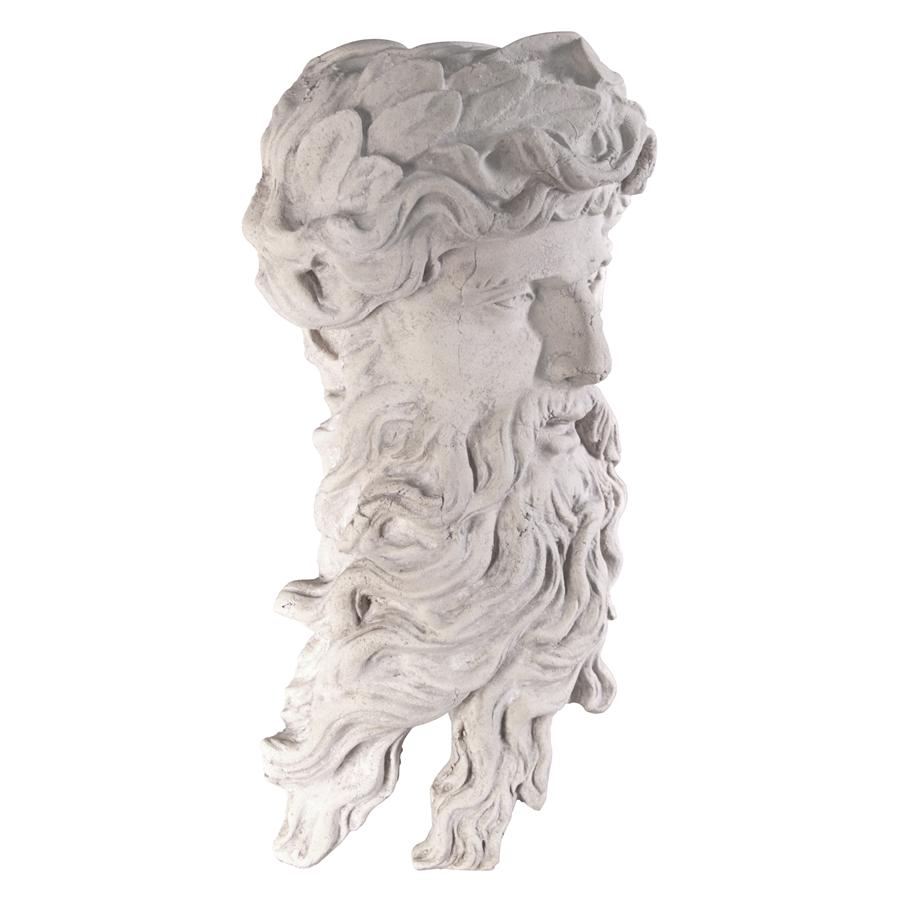 Greek God of the Sea Poseidon Wall Sculpture