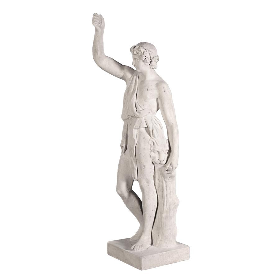 Hercules with Nemean Lion Pelt Garden Statue