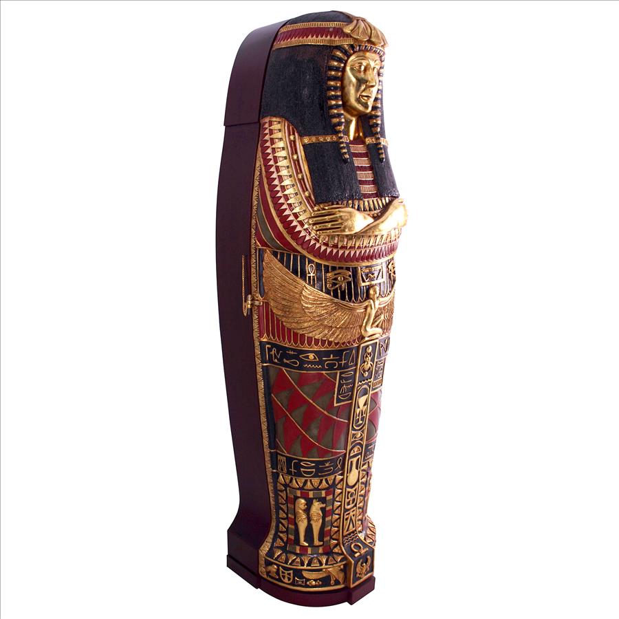 Queen Ankhesenamun Life-Size Sarcophagus Cabinet