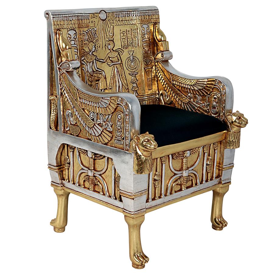 King Tut's Egyptian Throne Chair