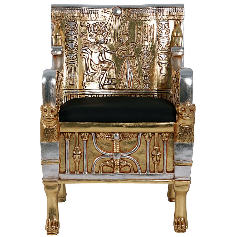 King Tut's Egyptian Throne Chair