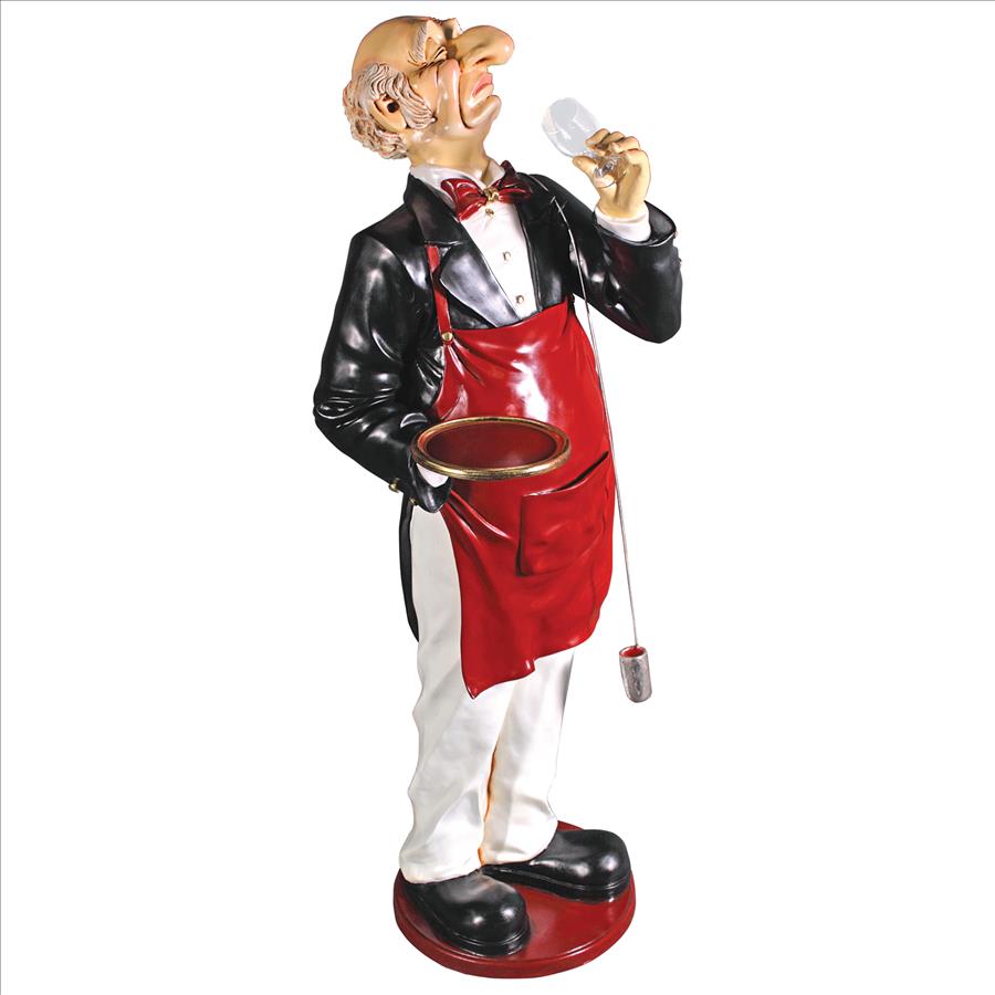 Sir Sommelier: Grand-Scale Wine Connoisseur Statue