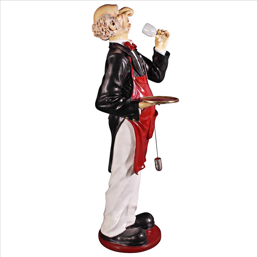 Sir Sommelier: Grand-Scale Wine Connoisseur Statue