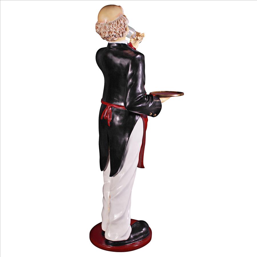 Sir Sommelier: Grand-Scale Wine Connoisseur Statue