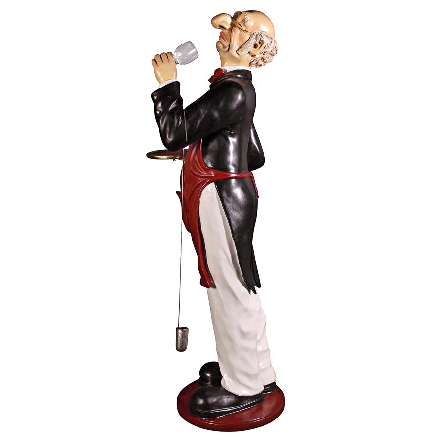 Sir Sommelier: Grand-Scale Wine Connoisseur Statue