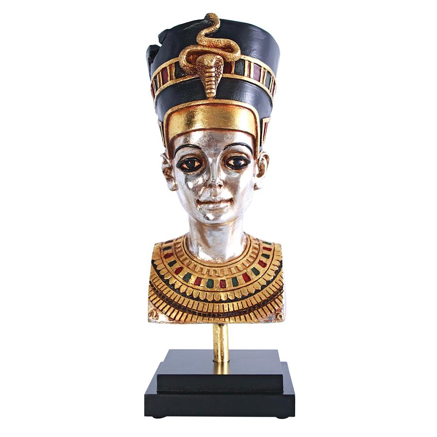 Egyptian Queen Nefertiti Statue on Museum Mount
