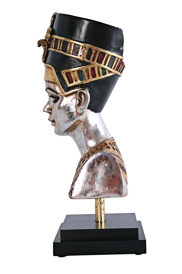 Egyptian Queen Nefertiti Statue on Museum Mount