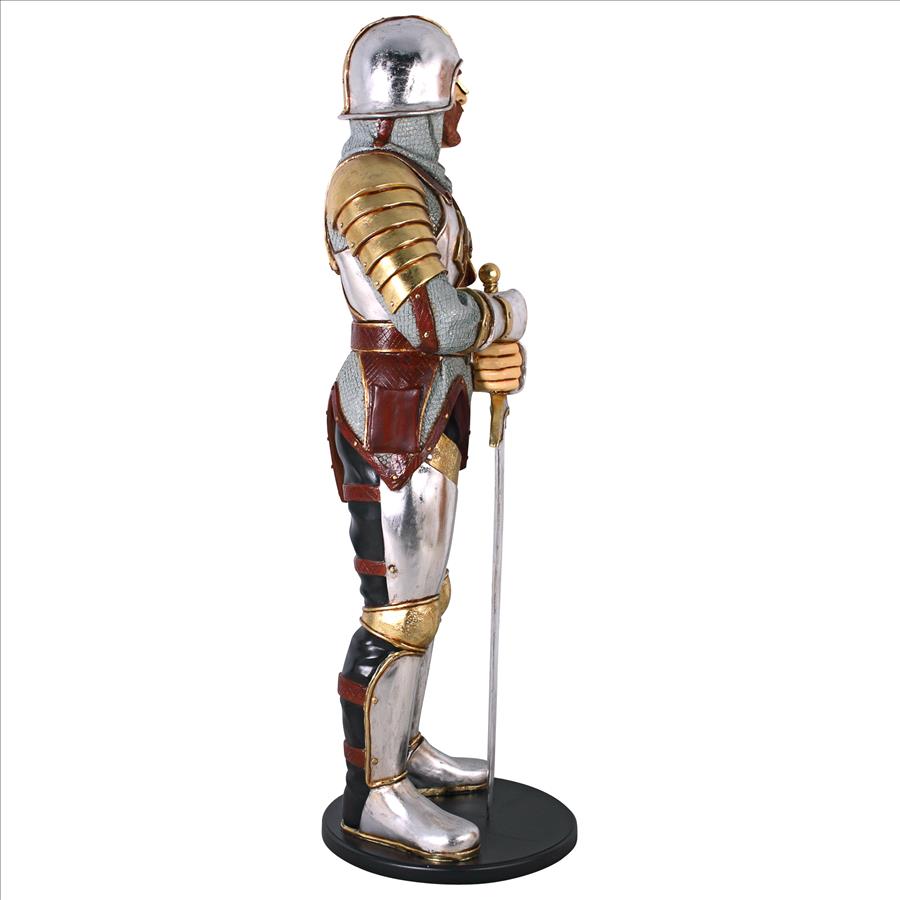 Medieval Knight of the Round Table  Life-Size Statue