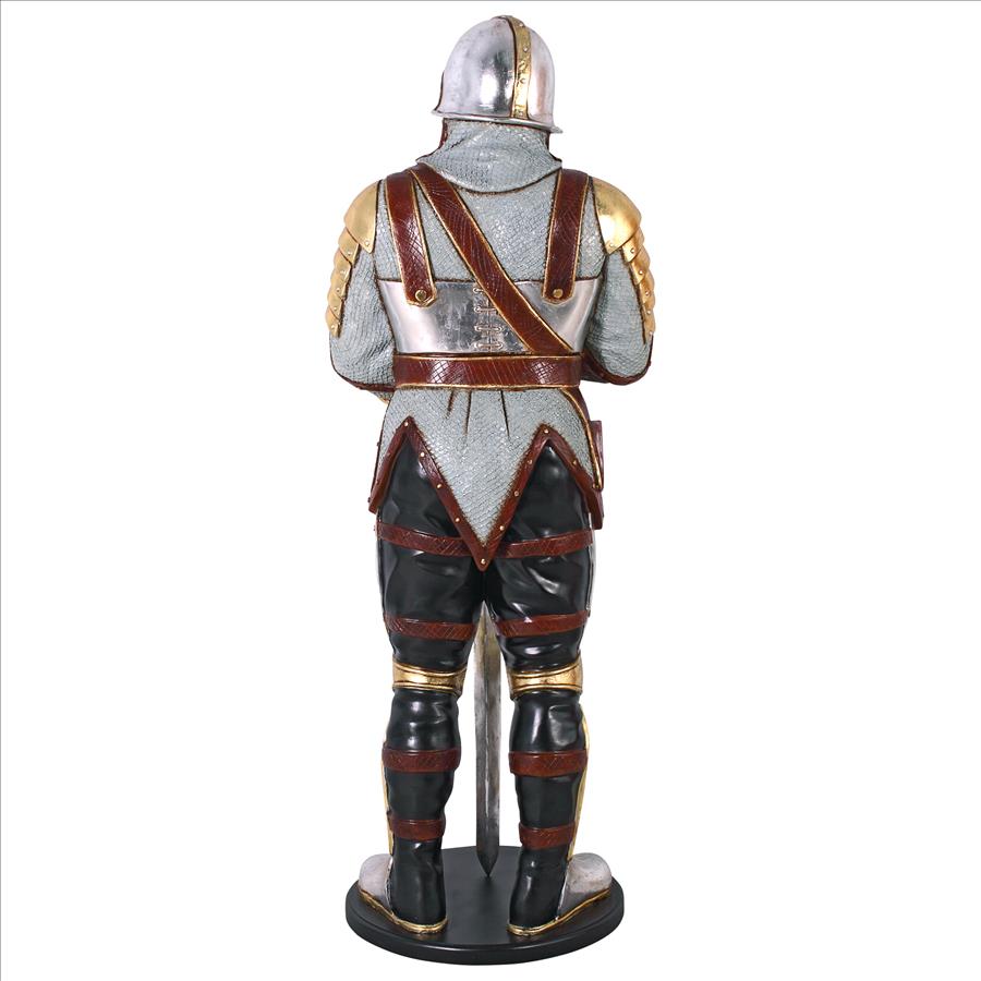 Medieval Knight of the Round Table  Life-Size Statue