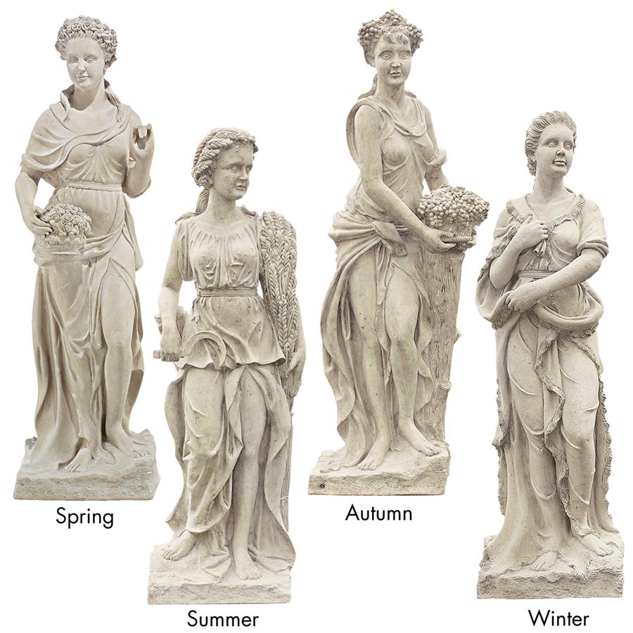 The Four Goddesses of the Seasons Statue: All Four Season Statues