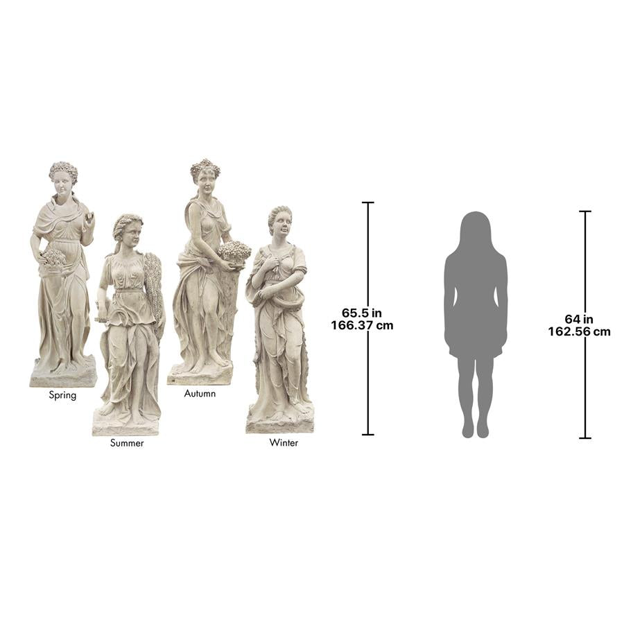 The Four Goddesses of the Seasons Statue: All Four Season Statues