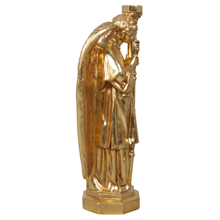 Padova Golden Guardian Angel Statue: Left