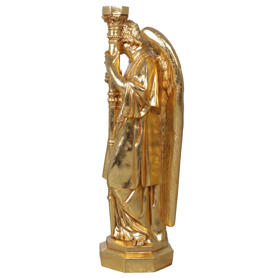 Padova Golden Guardian Angel Statue: Left