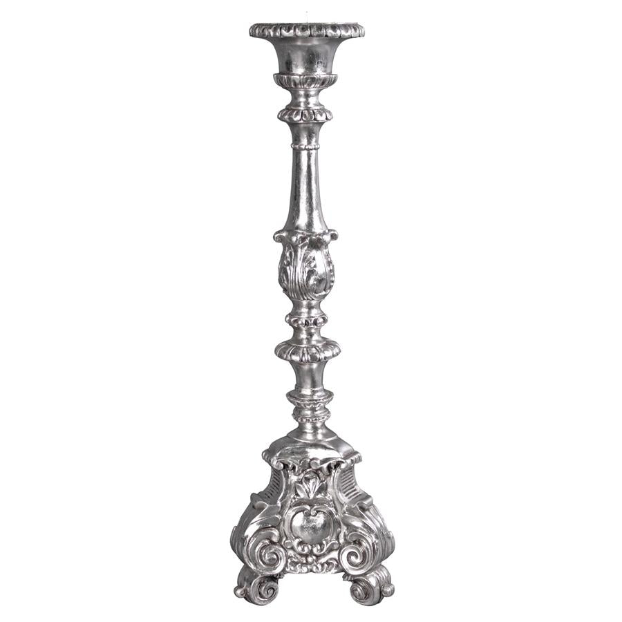 European Scroll-Footed Candlestick: Grande Each