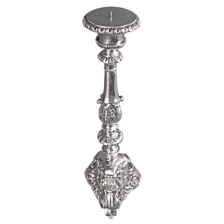 European Scroll-Footed Candlestick: Grande Each