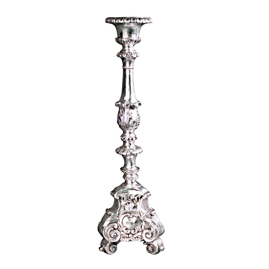 European Scroll-Footed Candlestick: Grande Each