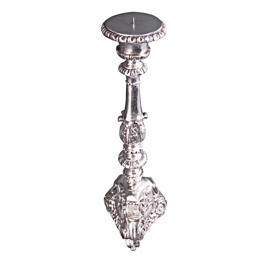 European Scroll-Footed Candlestick: Grande Each