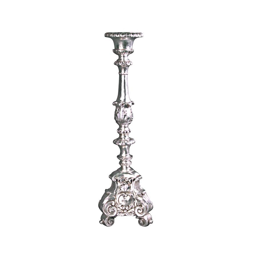 European Scroll-Footed Candlestick: Grande Each