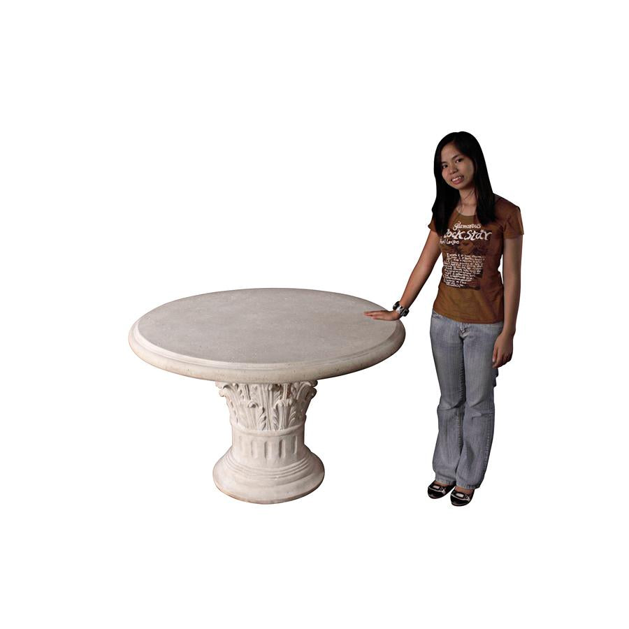 Roman Corinthian Capital Architectural Table