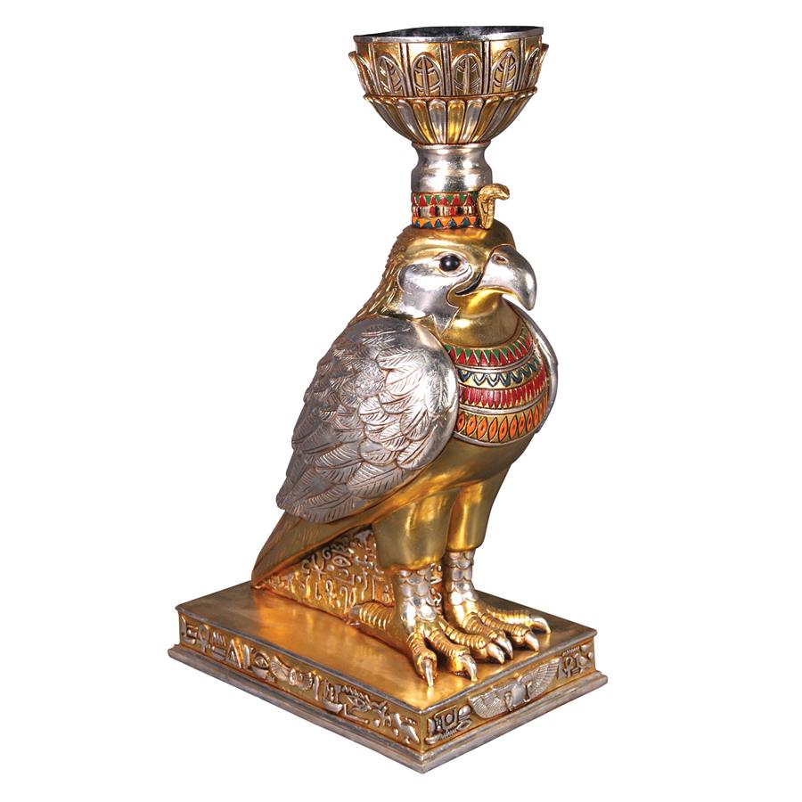 Horus the Egyptian Winged Falcon Sculptural Urn