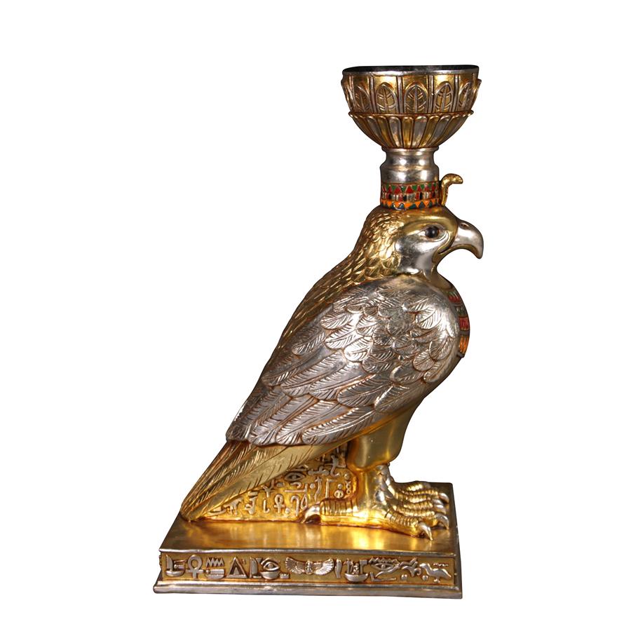 Horus the Egyptian Winged Falcon Sculptural Urn