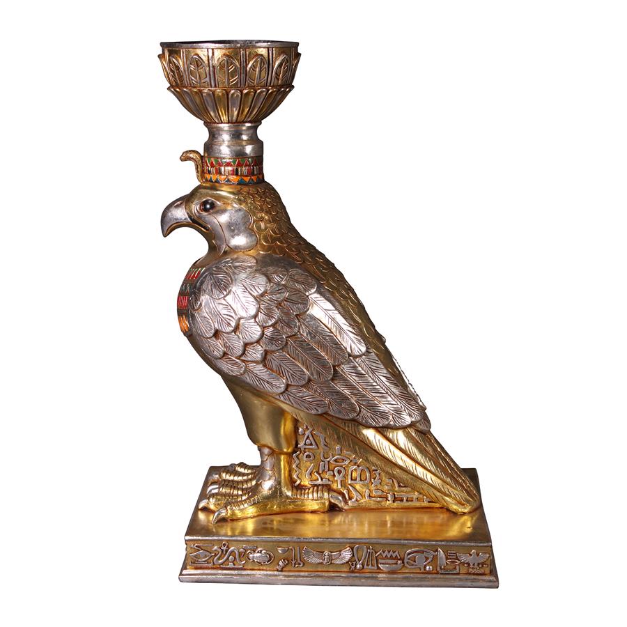 Horus the Egyptian Winged Falcon Sculptural Urn