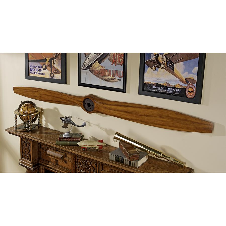 Great War Biplane Propeller Wall Sculpture