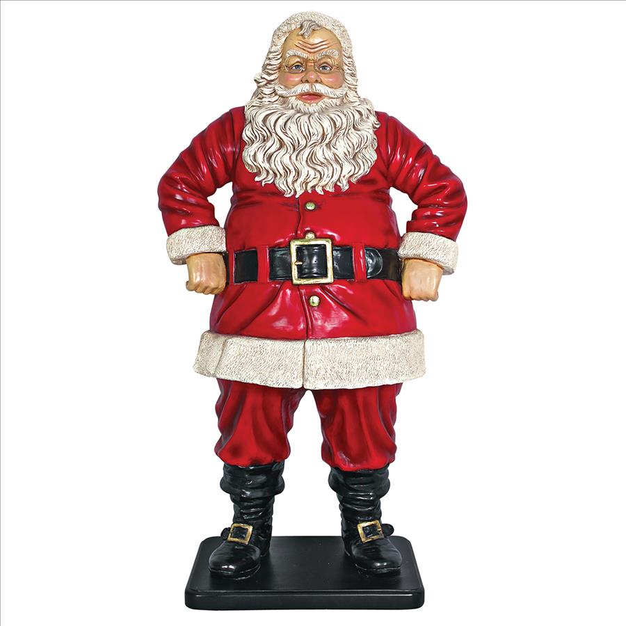 Jolly Santa Claus Life-Size Statue: Large