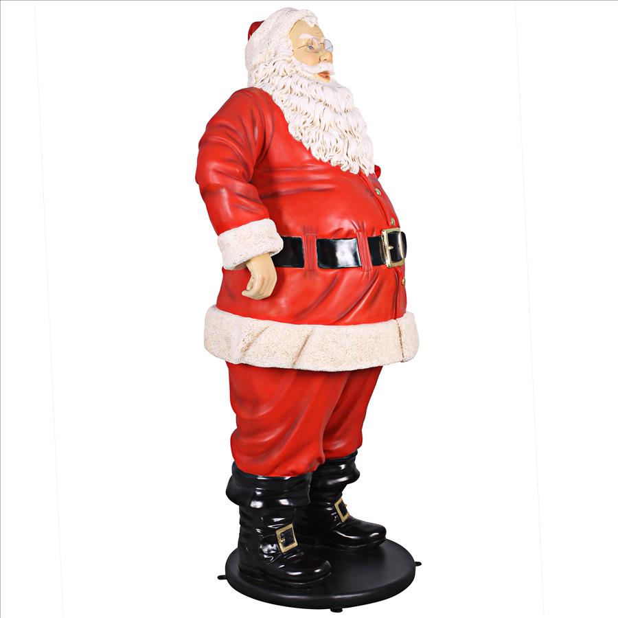 Jolly Santa Claus Life-Size Statue: Grande