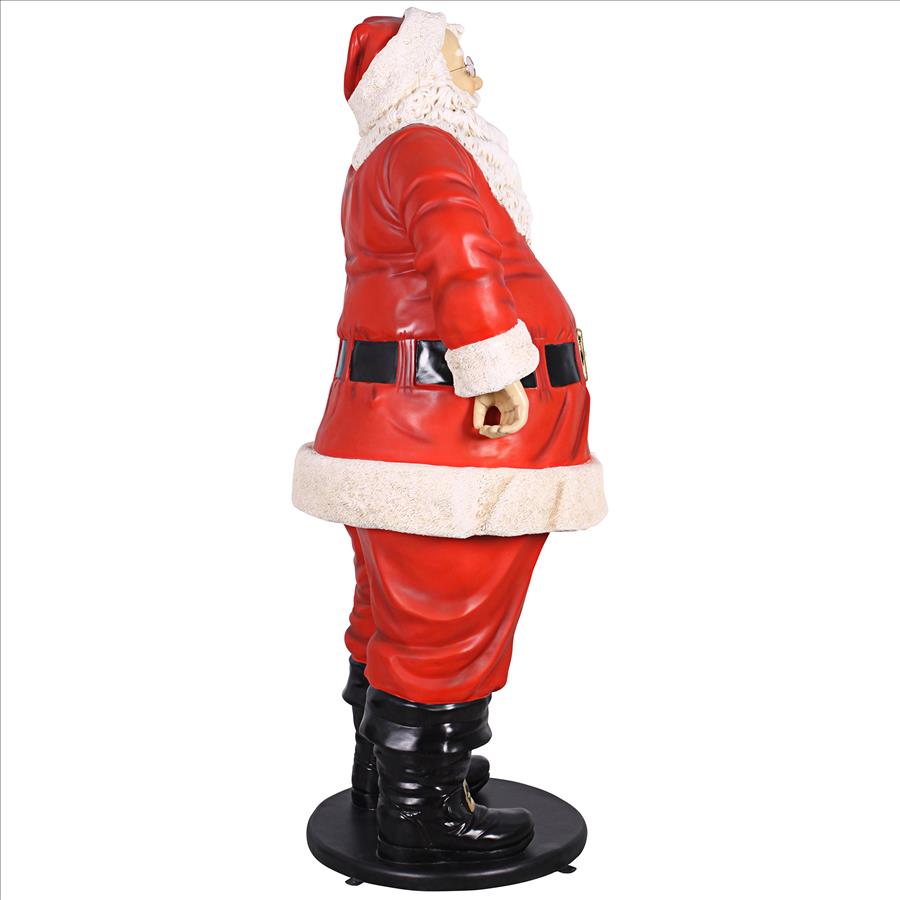 Jolly Santa Claus Life-Size Statue: Grande