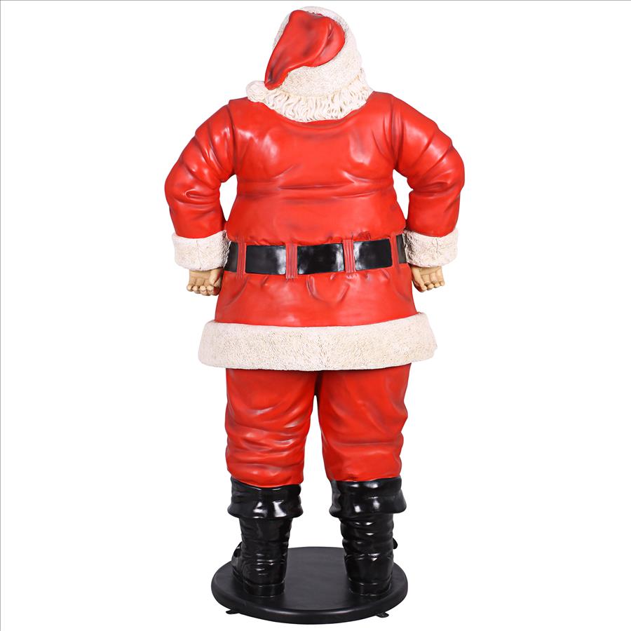 Jolly Santa Claus Life-Size Statue: Grande