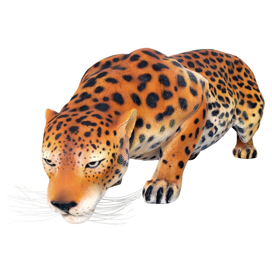 Prowling Spotted Leopard Statue