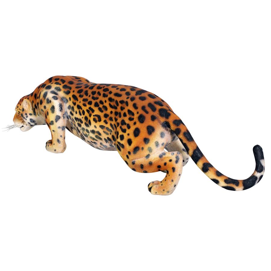 Prowling Spotted Leopard Statue