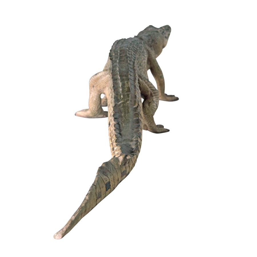 The Grand-Scale Walking Crocodile Statue