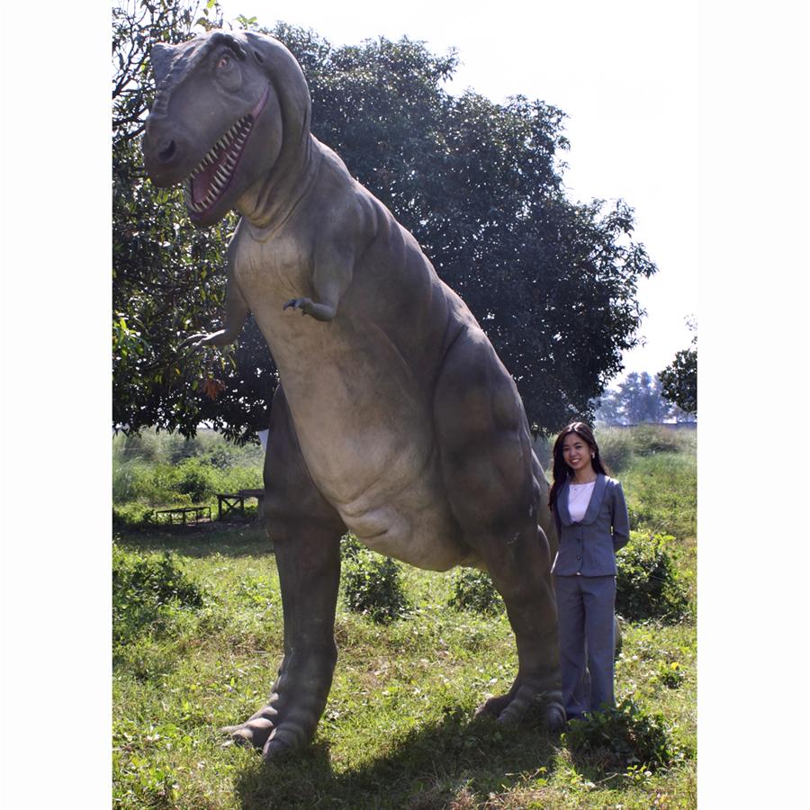The Jurassic-Sized T-Rex Dinosaur Statue