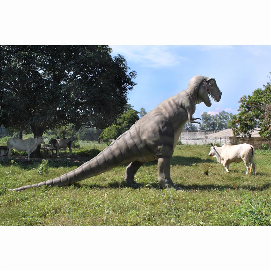 The Jurassic-Sized T-Rex Dinosaur Statue