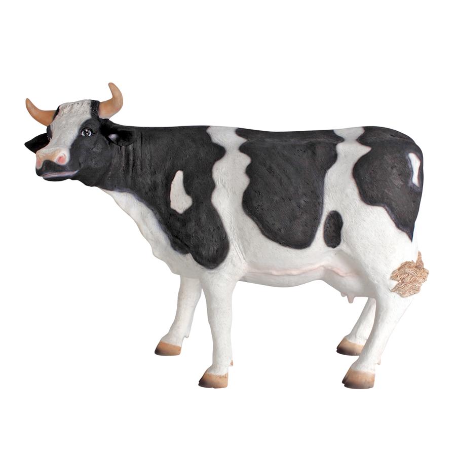 Holstein Cow Scaled Garden Statue