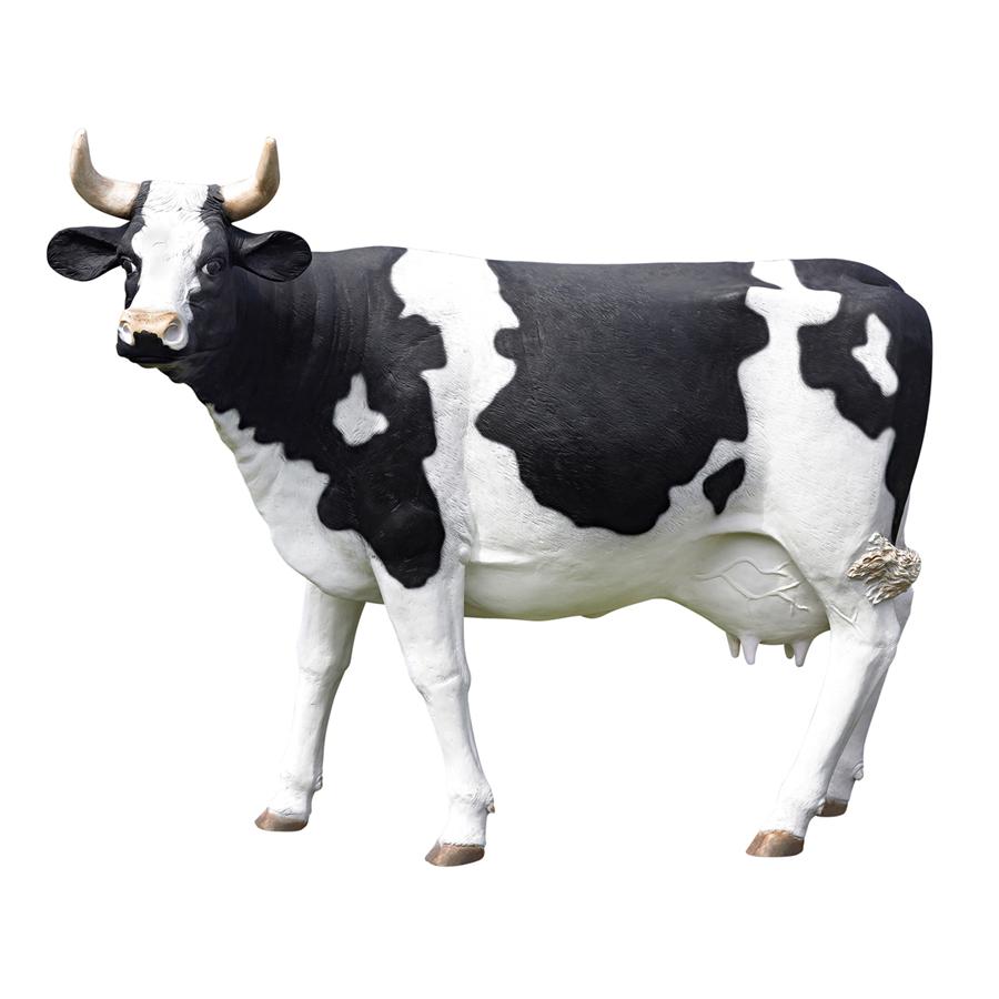 The Grande-Scale Wildlife Animal Collection: Holstein Cow Statue