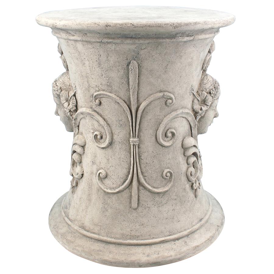 Flora, Goddess of Spring Neoclassical French Spa Stool