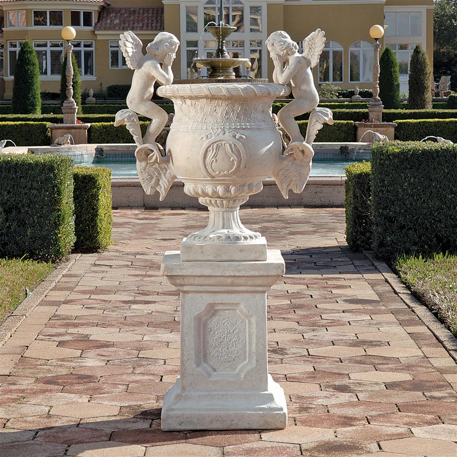 Versailles Cherub Urn & Plinth