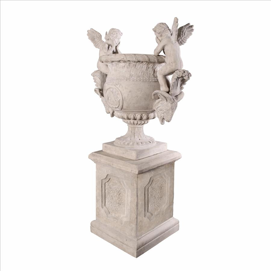 Versailles Cherub Urn & Plinth