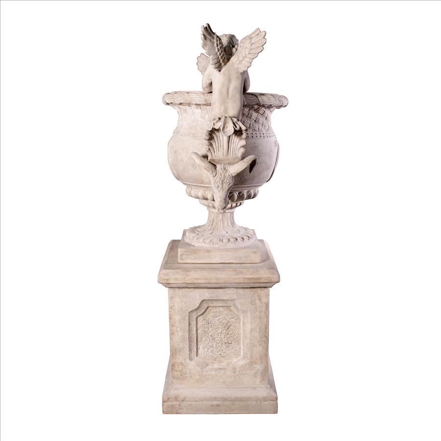 Versailles Cherub Urn & Plinth