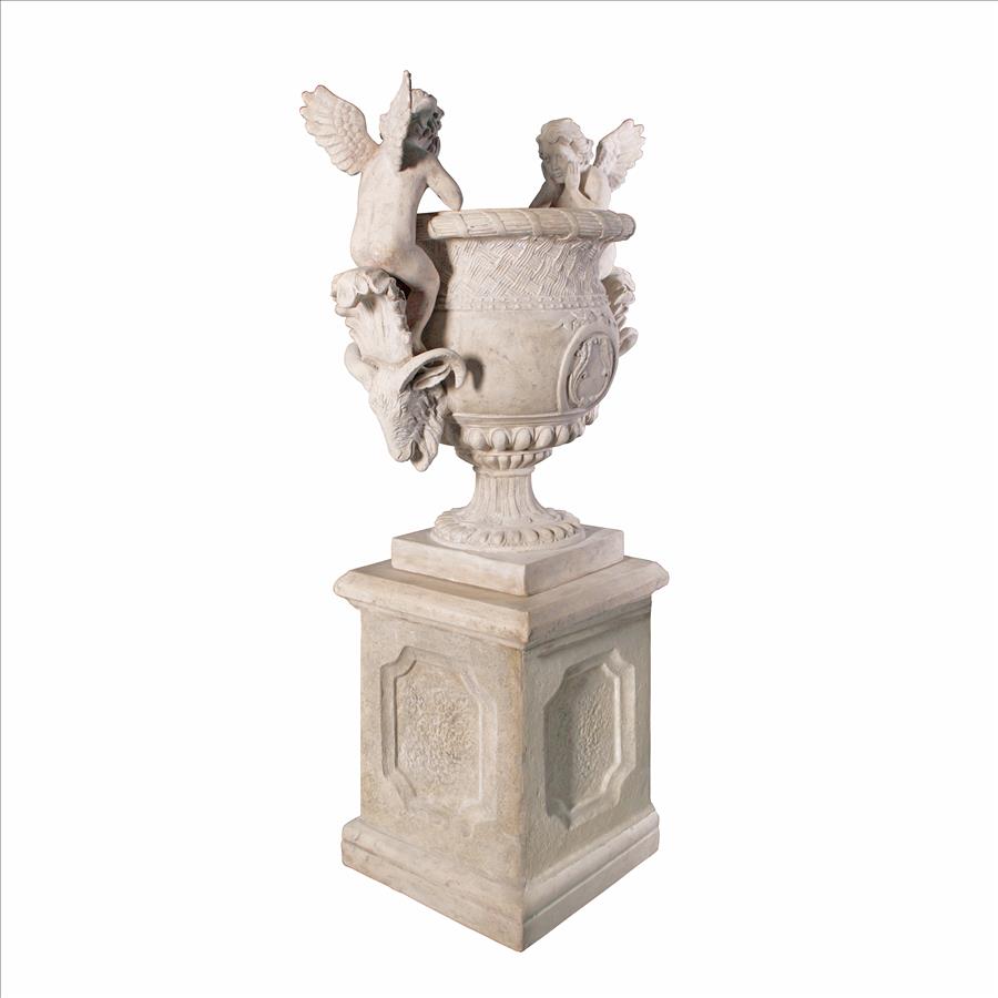 Versailles Cherub Urn & Plinth