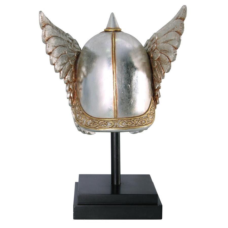 Valkyrie Helmet Statue upon Museum Mount